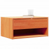 Stolik nocny Woskowy Brąz 50 x 32,5 x 24 cm Lite drewno sosnowe