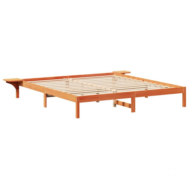 Ramka łóżka Woskowy Brąz 180 x 200 cm Lite drewno sosnowe