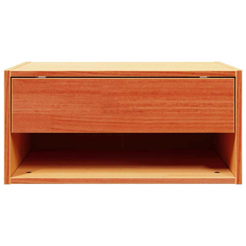 Stolik nocny z szufladą 2 pcs Woskowy Brąz 50 x 32,5 x 24 cm