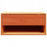 Stolik nocny z szufladą 2 pcs Woskowy Brąz 50 x 32,5 x 24 cm