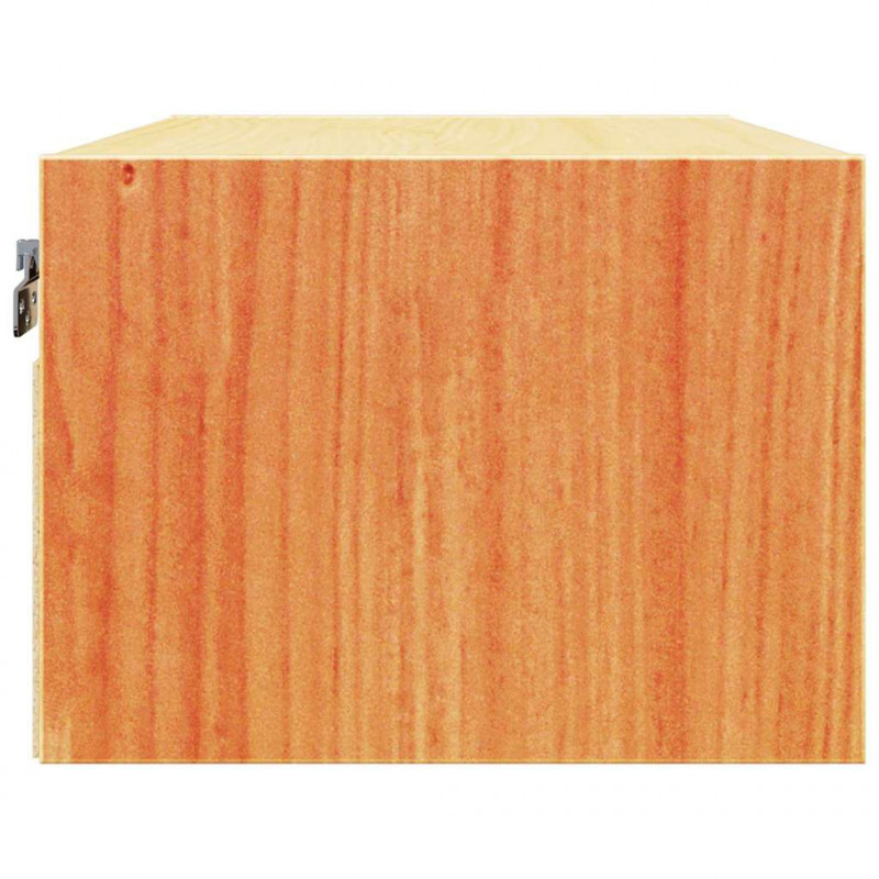 Stolik nocny z szufladą 2 pcs Woskowy Brąz 50 x 32,5 x 24 cm