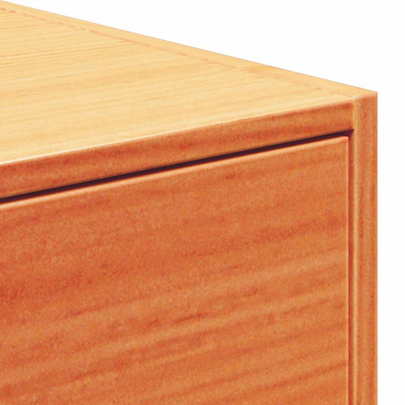 Stolik nocny z szufladą 2 pcs Woskowy Brąz 50 x 32,5 x 24 cm