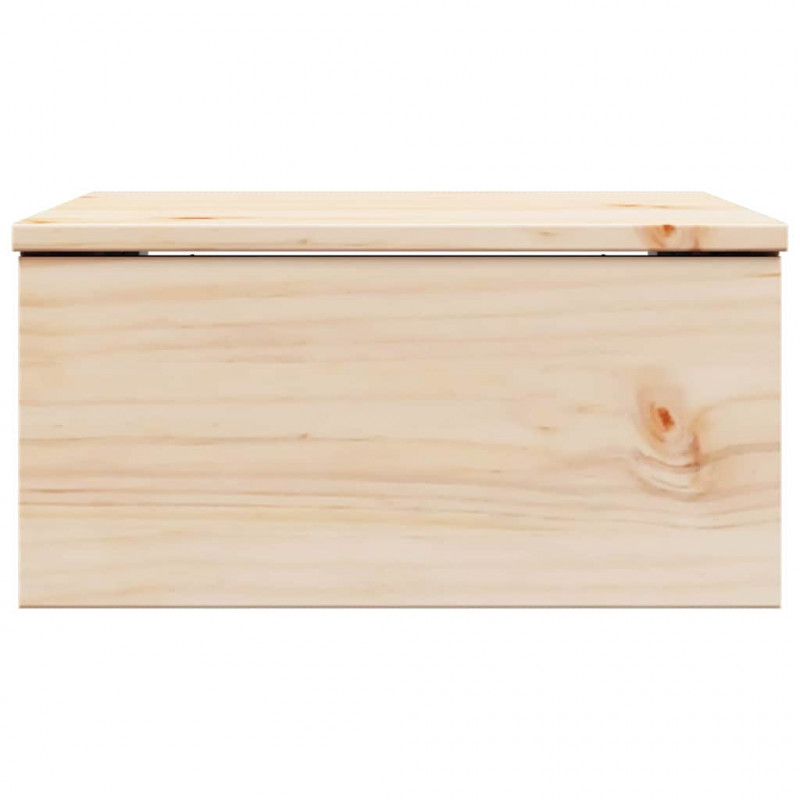 Stolik nocny Brązowy 37 x 35 x 18,5 cm Lite drewno sosnowe