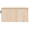 Stolik nocny Brązowy 37 x 35 x 18,5 cm Lite drewno sosnowe