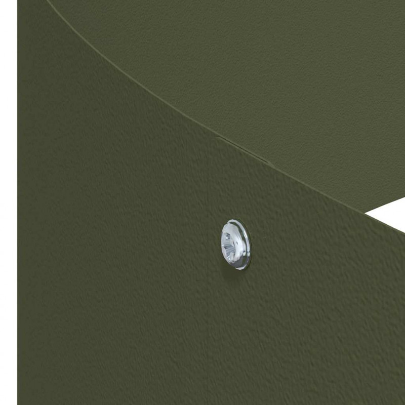 Doniczka ogrodowa Zielony oliwkowy 120 x 120 x 20 cm