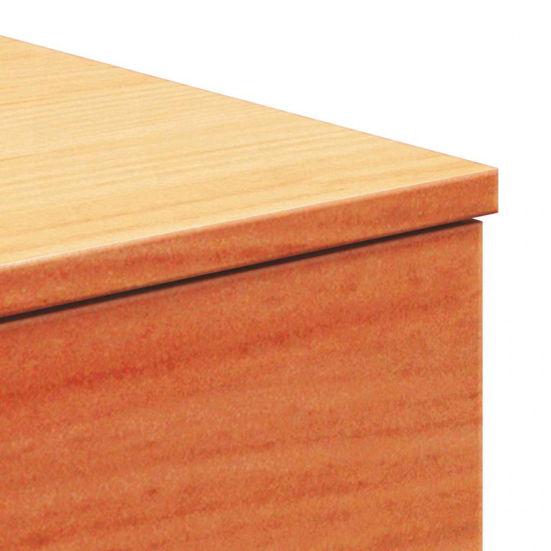 Stolik nocny Woskowy Brąz 37 x 35 x 18,5 cm Lite drewno sosnowe
