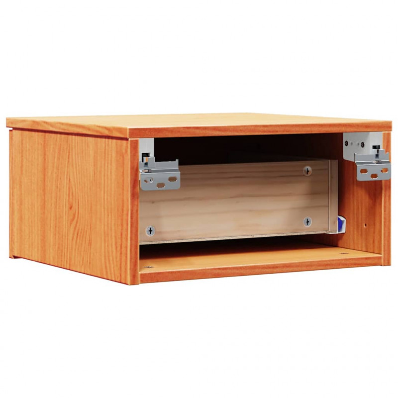 Stolik nocny z szufladą 2 pcs Woskowy Brąz 37 x 35 x 18,5 cm