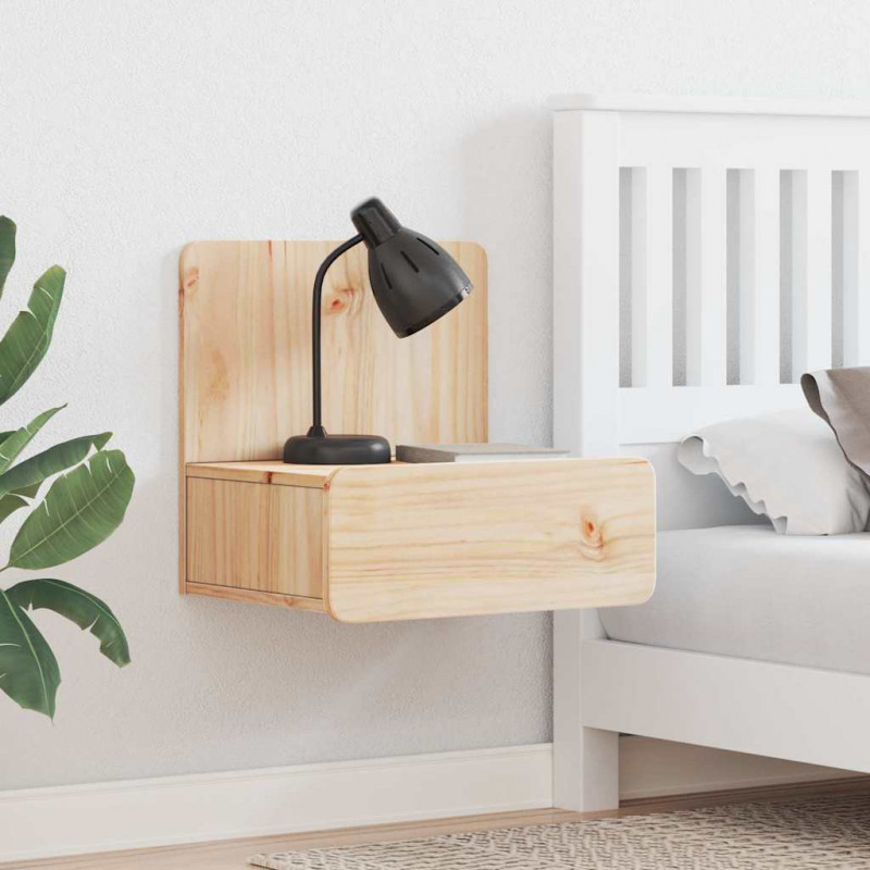 Stolik nocny z szufladą 2 pcs Brązowy 44 x 32,5 x 40 cm