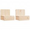 Stolik nocny z szufladą 2 pcs Brązowy 44 x 32,5 x 40 cm