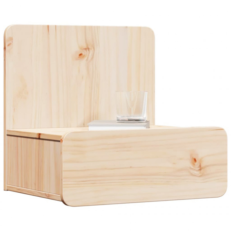 Stolik nocny z szufladą 2 pcs Brązowy 44 x 32,5 x 40 cm