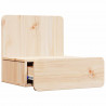 Stolik nocny z szufladą 2 pcs Brązowy 44 x 32,5 x 40 cm