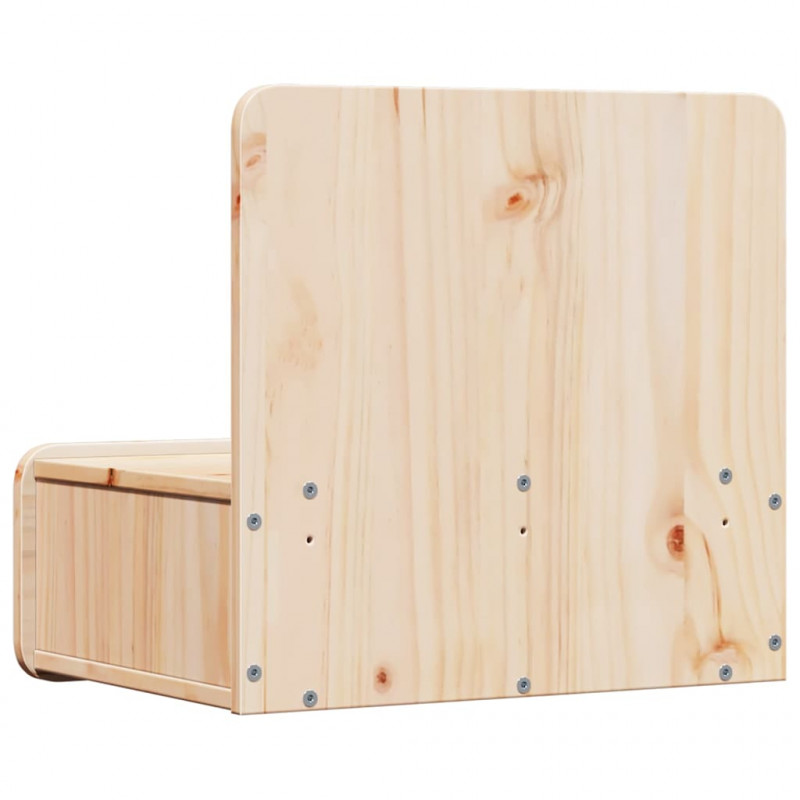 Stolik nocny z szufladą 2 pcs Brązowy 44 x 32,5 x 40 cm