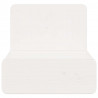 Stolik nocny Biały 44 x 32,5 x 40 cm Lite drewno sosnowe