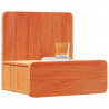 Stolik nocny z szufladą 2 pcs Woskowy Brąz 44 x 32,5 x 40 cm