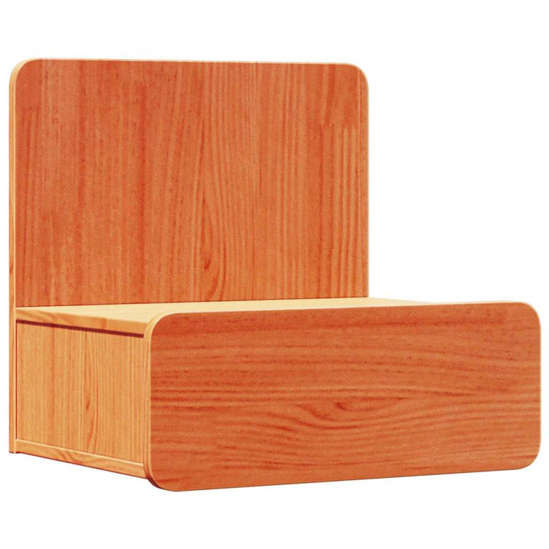 Stolik nocny z szufladą 2 pcs Woskowy Brąz 44 x 32,5 x 40 cm