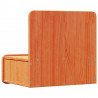 Stolik nocny z szufladą 2 pcs Woskowy Brąz 44 x 32,5 x 40 cm