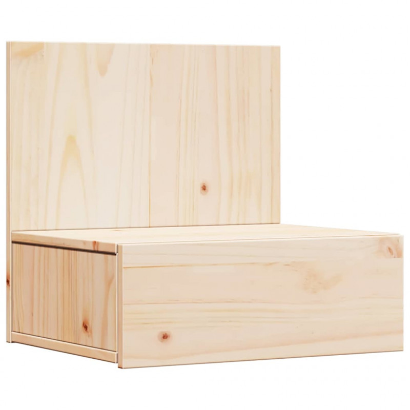 Stolik nocny Brązowy 42 x 32,5 x 40 cm Lite drewno sosnowe