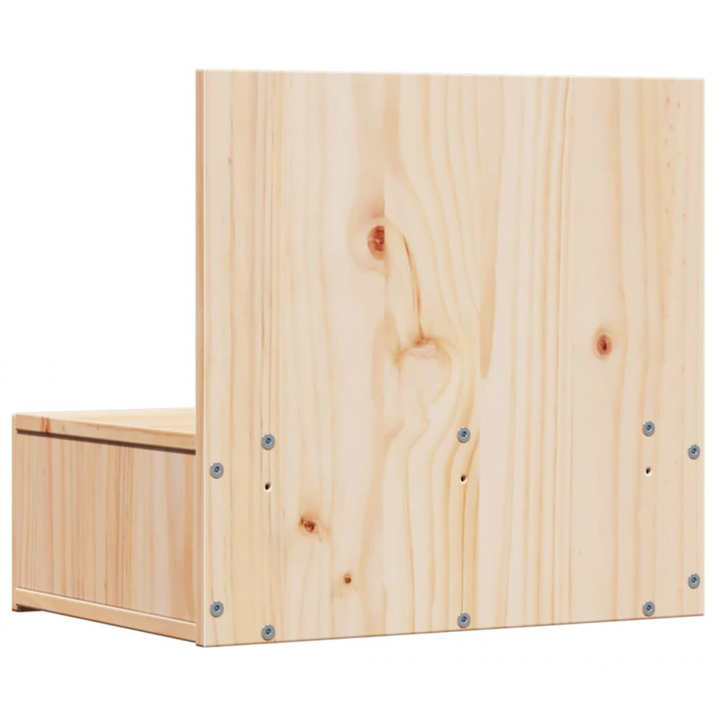 Stolik nocny Brązowy 42 x 32,5 x 40 cm Lite drewno sosnowe