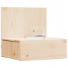 Stolik nocny z szufladą 2 pcs Brązowy 42 x 32,5 x 40 cm