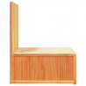 Stolik nocny z szufladą 2 pcs Woskowy Brąz 42 x 32,5 x 40 cm