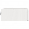 Stolik nocny Biały 39 x 34 x 16,5 cm Lite drewno sosnowe