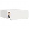 Stolik nocny 2 pcs Biały 39 x 34 x 16,5 cm Lite drewno sosnowe