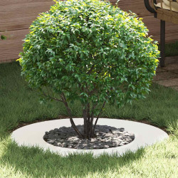 odpowiedni dla płaskich pierścieni drzewa 5 pcs Biały Ø40 / 70 cm