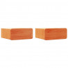 Stolik nocny z szufladą 2 pcs Woskowy Brąz 39 x 34 x 16,5 cm