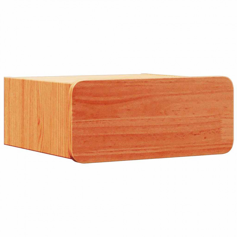 Stolik nocny z szufladą 2 pcs Woskowy Brąz 39 x 34 x 16,5 cm