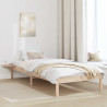 Ramka łóżka Naturalny 80 x 200 cm Lite drewno sosnowe