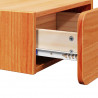 Stolik nocny z szufladą 2 pcs Woskowy Brąz 39 x 34 x 16,5 cm