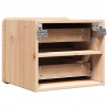 Stolik nocny z szufladą 2 pcs Naturalny 39 x 34 x 33 cm