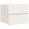 Stolik nocny Biały 39 x 34 x 33 cm Lite drewno sosnowe