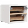 Stolik nocny 2 pcs Biały 39 x 34 x 33 cm Lite drewno sosnowe