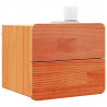 Stolik nocny 2 pcs Brązowy 39 x 34 x 33 cm Lite drewno sosnowe