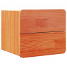Stolik nocny 2 pcs Brązowy 39 x 34 x 33 cm Lite drewno sosnowe