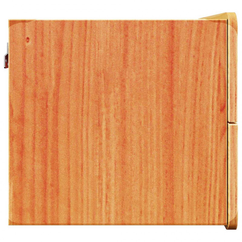 Stolik nocny 2 pcs Brązowy 39 x 34 x 33 cm Lite drewno sosnowe