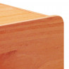 Stolik nocny 2 pcs Brązowy 39 x 34 x 33 cm Lite drewno sosnowe