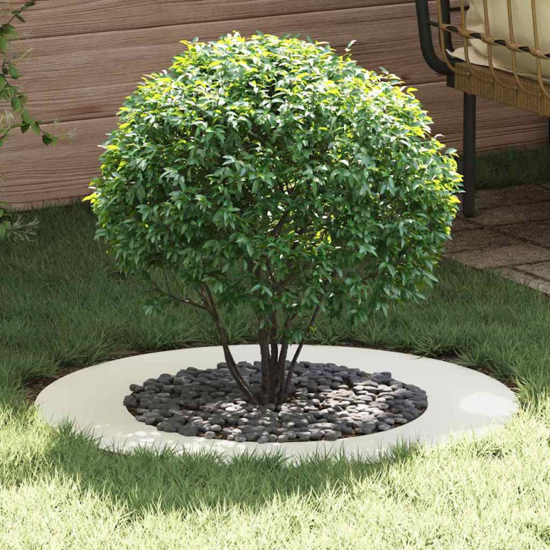 odpowiedni dla płaskich pierścieni drzewa 5 pcs Biały Ø50 / 80 cm
