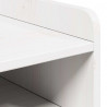 Stolik nocny 2 pcs Biały 38 x 36 x 29,5 cm Lite drewno sosnowe