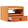 Stolik nocny z szufladą 2 pcs Woskowy Brąz 38 x 36 x 29,5 cm