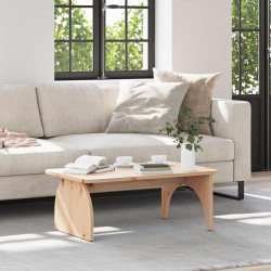 Stolik kawowy Naturalny 80 x 50 x 31 cm Lite drewno sosnowe