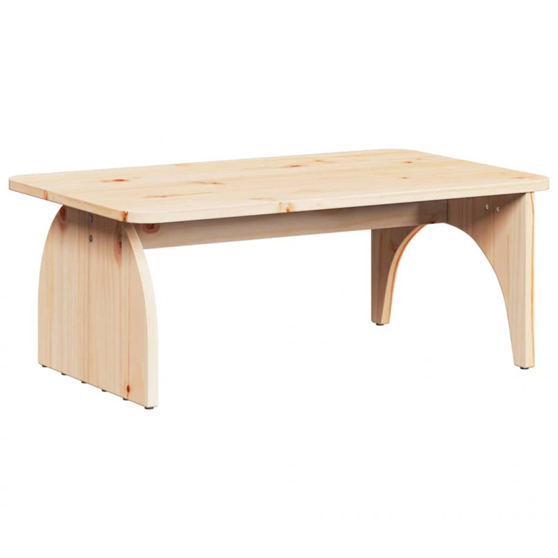 Stolik kawowy Naturalny 80 x 50 x 31 cm Lite drewno sosnowe