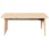 Stolik kawowy Naturalny 80 x 50 x 31 cm Lite drewno sosnowe