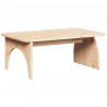 Stolik kawowy Naturalny 80 x 50 x 31 cm Lite drewno sosnowe