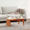 Stolik kawowy Woskowy Brąz 80 x 50 x 31 cm Lite drewno sosnowe