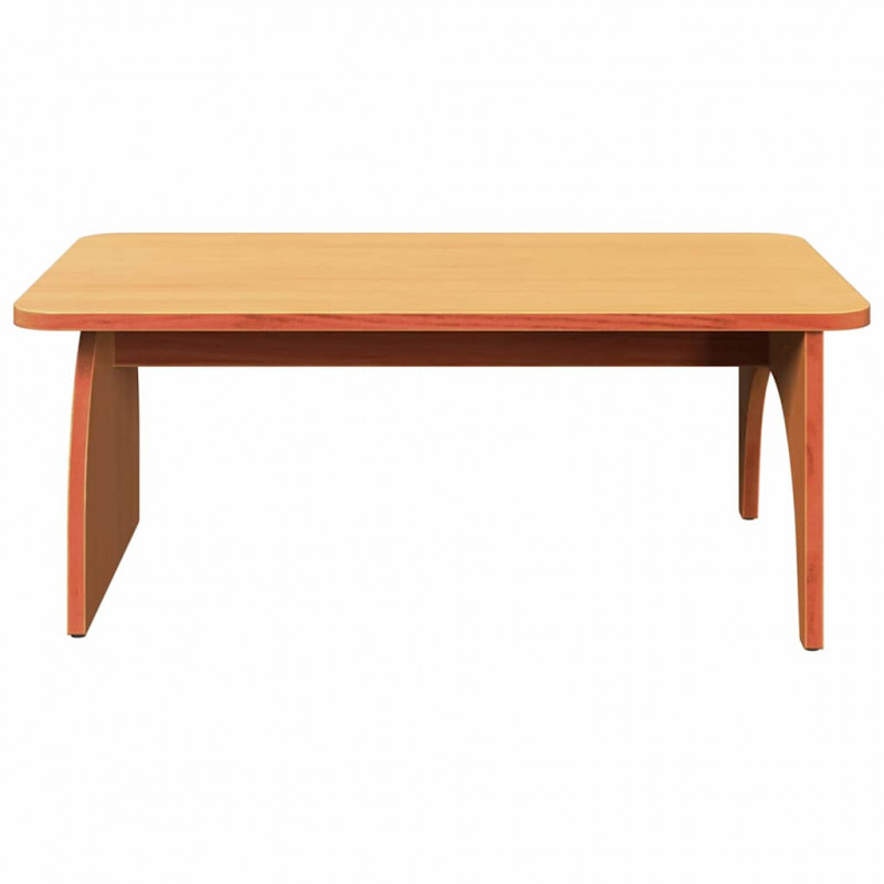 Stolik kawowy Woskowy Brąz 80 x 50 x 31 cm Lite drewno sosnowe