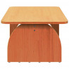 Stolik kawowy Woskowy Brąz 80 x 50 x 31 cm Lite drewno sosnowe