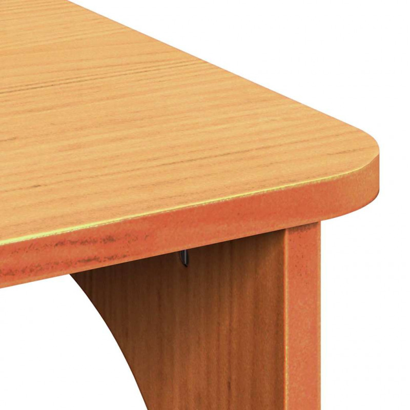 Stolik kawowy Woskowy Brąz 80 x 50 x 31 cm Lite drewno sosnowe