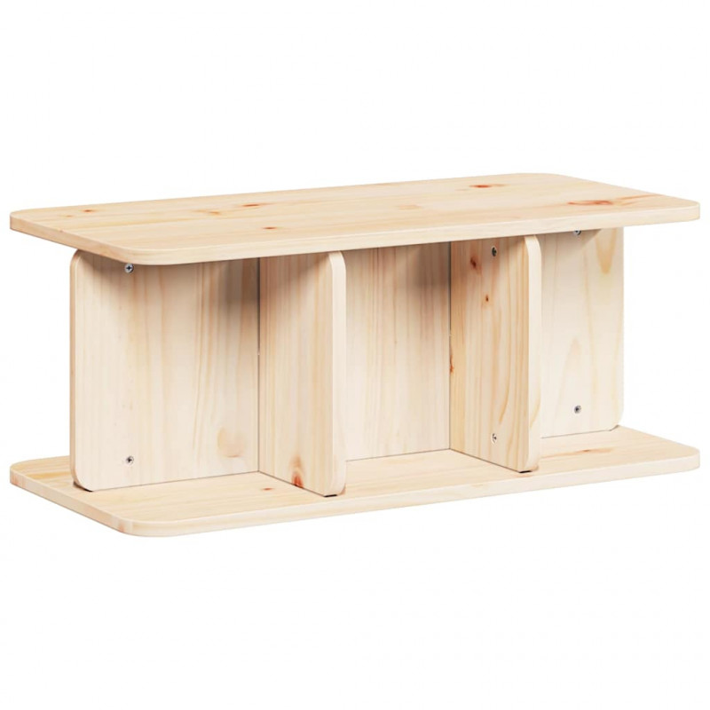 Stolik kawowy Naturalny 80 x 39,5 x 33,5 cm Lite drewno sosnowe